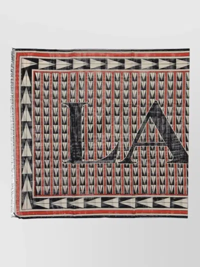 Lanvin Wool Scarf In White
