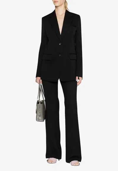 Lanvin Wool Single-breasted Blazer In Black