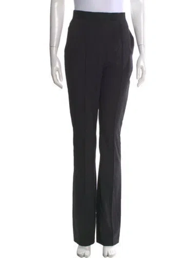Pre-owned Lanvin Wool Skinny Leg Pants W/ Tags In Black