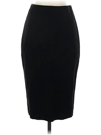 Pre-owned Lanvin Wool Skirt In Black