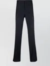 LANVIN WOOL STRAIGHT LEG TROUSERS WITH BELT LOOPS