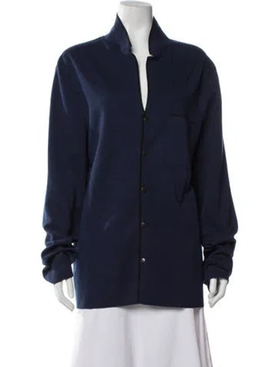 Pre-owned Lanvin Wool Sweater In Blue