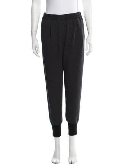 Pre-owned Lanvin Wool Sweatpants In Gray