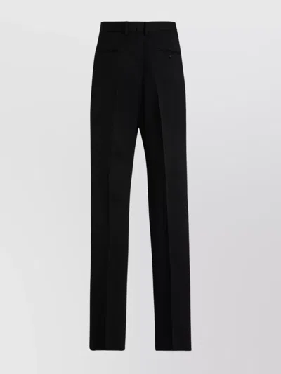 Lanvin Wool Trousers With Belt Loops And Pockets