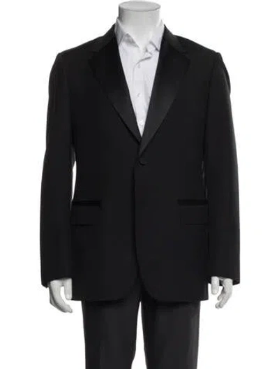 Pre-owned Lanvin Wool Two-piece Blazer In Black