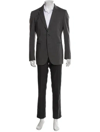 Pre-owned Lanvin Wool Two-piece Blazer In Gray