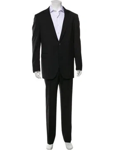 Pre-owned Lanvin Wool Two-piece Suit In Green