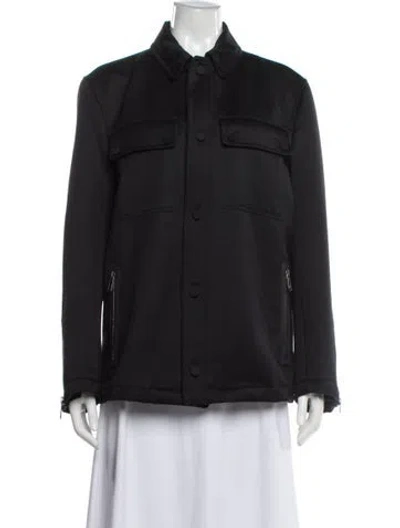 Pre-owned Lanvin Wool Utility Jacket In Gray