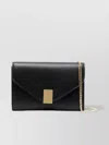 Lanvin Wrap Bag Concerto Chain In Black