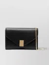 Lanvin Polished-finish Cross Body Bag In Black