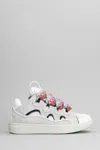 Lanvin X Deliberti Curb Sneakers In White