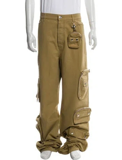 Pre-owned Lanvin X Future Cargo Pants In Neutral