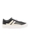 Lanvin Black Future Edition Cash Sneakers In White