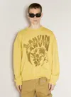 LANVIN X FUTURE DROP 3 LOGO PRINT SWEATSHIRT