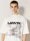 LANVIN X FUTURE DROP 3 LOGO PRINT T-SHIRT