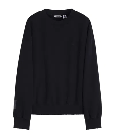 Lanvin X Future Logo-print Drop-shoulder Sweatshirt In Black