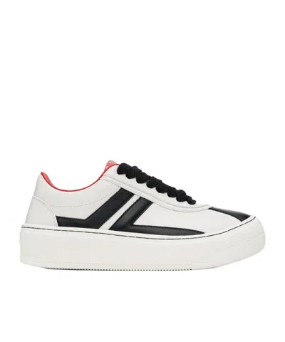 Lanvin X Future Strapped Low-top Casual Shoes In White