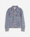 Lanvin X Future Unisex Asymmetrical Printed Jacket In Light Blue