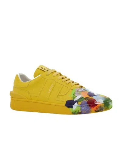 Lanvin X Gallery Department Lace-up Sneakers In Yellow