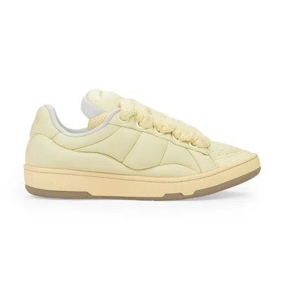 Lanvin Yellow Basses Curb Xl Sneakers