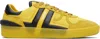 Lanvin Clay Sneakers In Yellow Suede And Fabric In Yellow