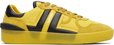LANVIN YELLOW CLAY MESH SNEAKERS