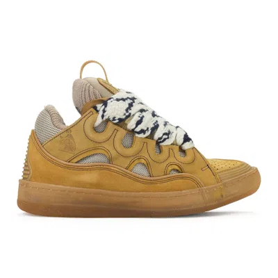 Lanvin Yellow Curb Sneakers