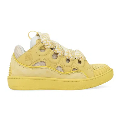 Lanvin Yellow Curb Sneakers