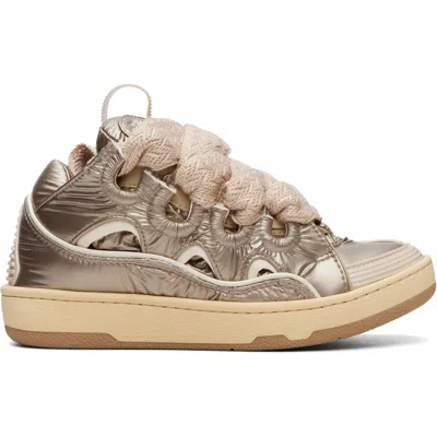 Lanvin Curb Sneakers In Neutral