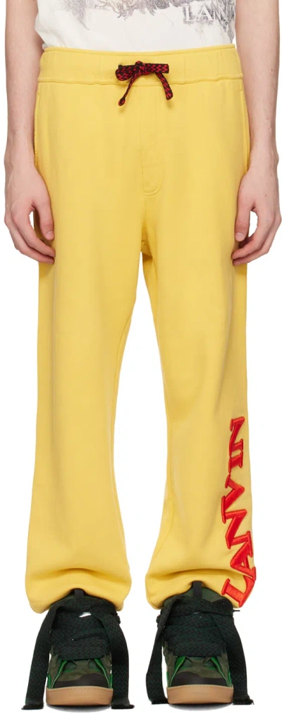 Lanvin Yellow Future Edition Sweatpants In Corn 810