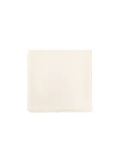 Lanvin Z-shaped Scarf In White