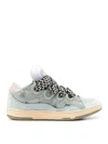 Lanvin Curb Sneakers Shoes In Light Blue