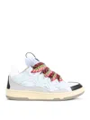 Lanvin Leather Sneakers With Unique Lacing System