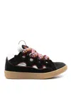 Lanvin Curb Sneakers In Black