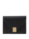 Lanvin Concerto Arpege Leather Wallet In Black
