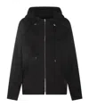 Lanvin Zip-up Hooded Jacket In Black