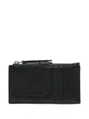LANVIN LANVIN ZIPPED CARD HOLDER WITH  LABEL ACCESSORIES