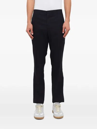 Lanvin Zipped-cuff Flared Trousers In Black