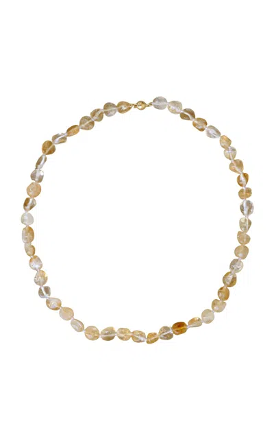 Laoli 18k Yellow Gold Candy Citrine Collar In Multi