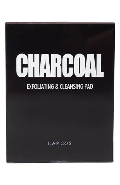 Lapcos Charcoal Exfoliating & Cleansing Pad In Black
