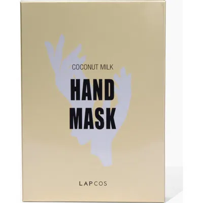 Lapcos Coconut Milk 5-pack Hand Mask In Yellow