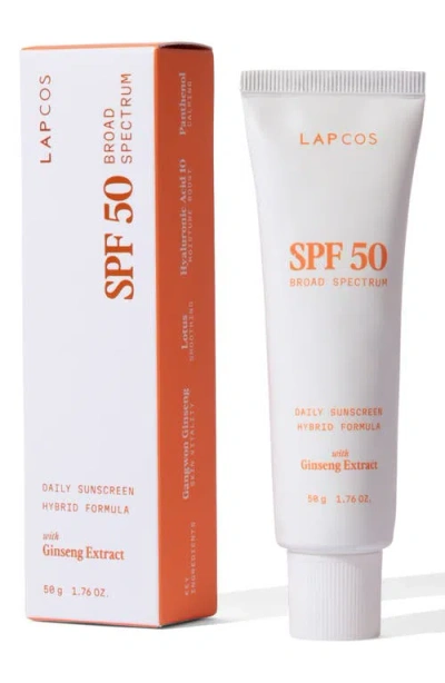 Lapcos Daily Sunscreen Spf 50 Hybrid Formula In Transparent