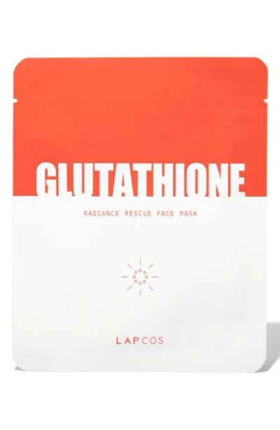 Lapcos Glutathione Radiance Rescue Sheet Mask In Red