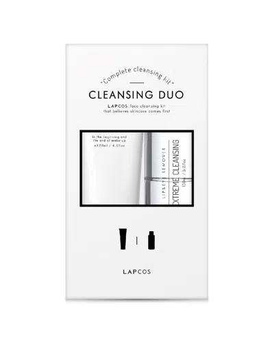 Lapcos Lip & Eye/foam Cleansing Set Bundle In White