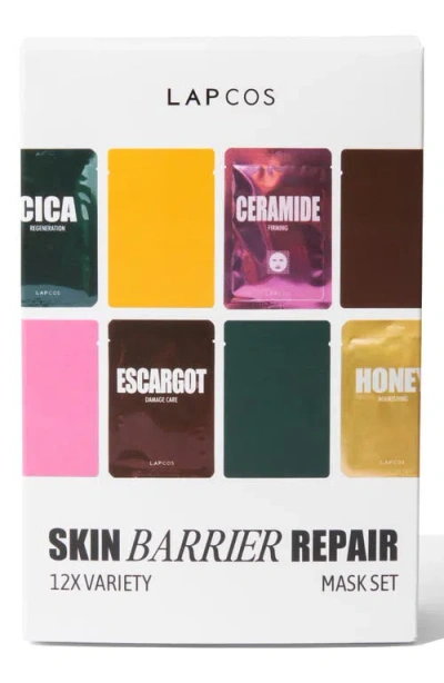 Lapcos Skin Barrier Repair Assorted 12-pack Sheet Mask Set In Multi