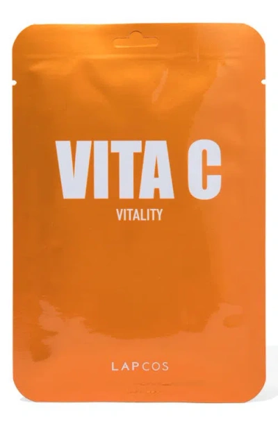 Lapcos Vitamin C Vitality Sheet Mask In Orange