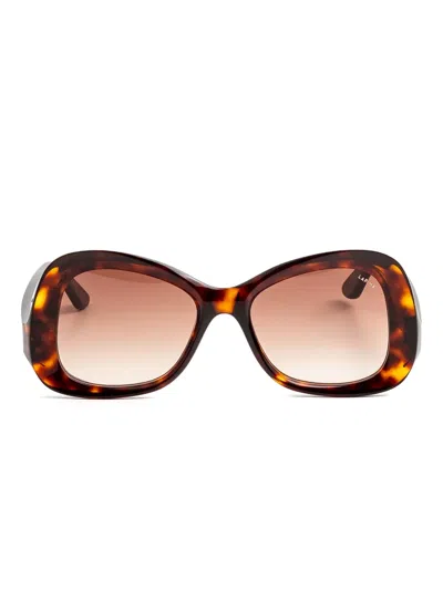 Lapima Aurora Tortoiseshell Sunglasses In Brown