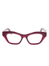 Lapima Bebel Cat-eye Glasses In Burgundy