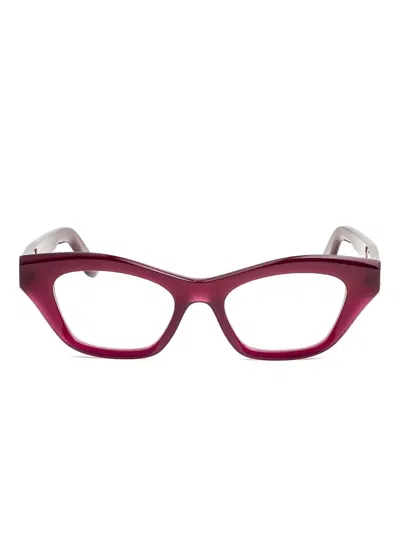 Lapima Bebel Cat-eye Glasses In Burgundy