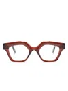 Lapima Carla Square-frame Glasses In Red